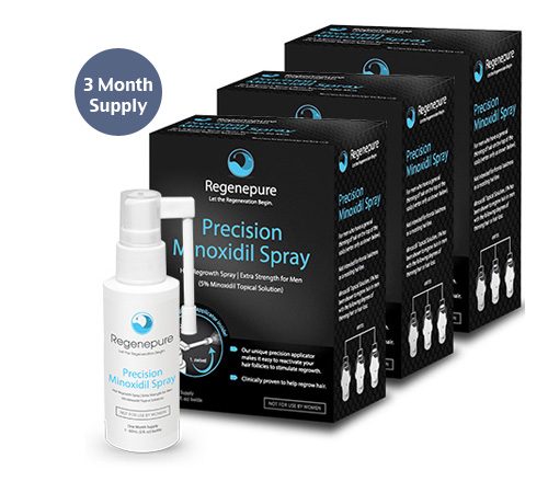 Regenepure Precision For Men 5 Minoxidil Spray Hair Loss
