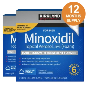 Kirkland Minoxidil 5% Foam - 12 Month Supply