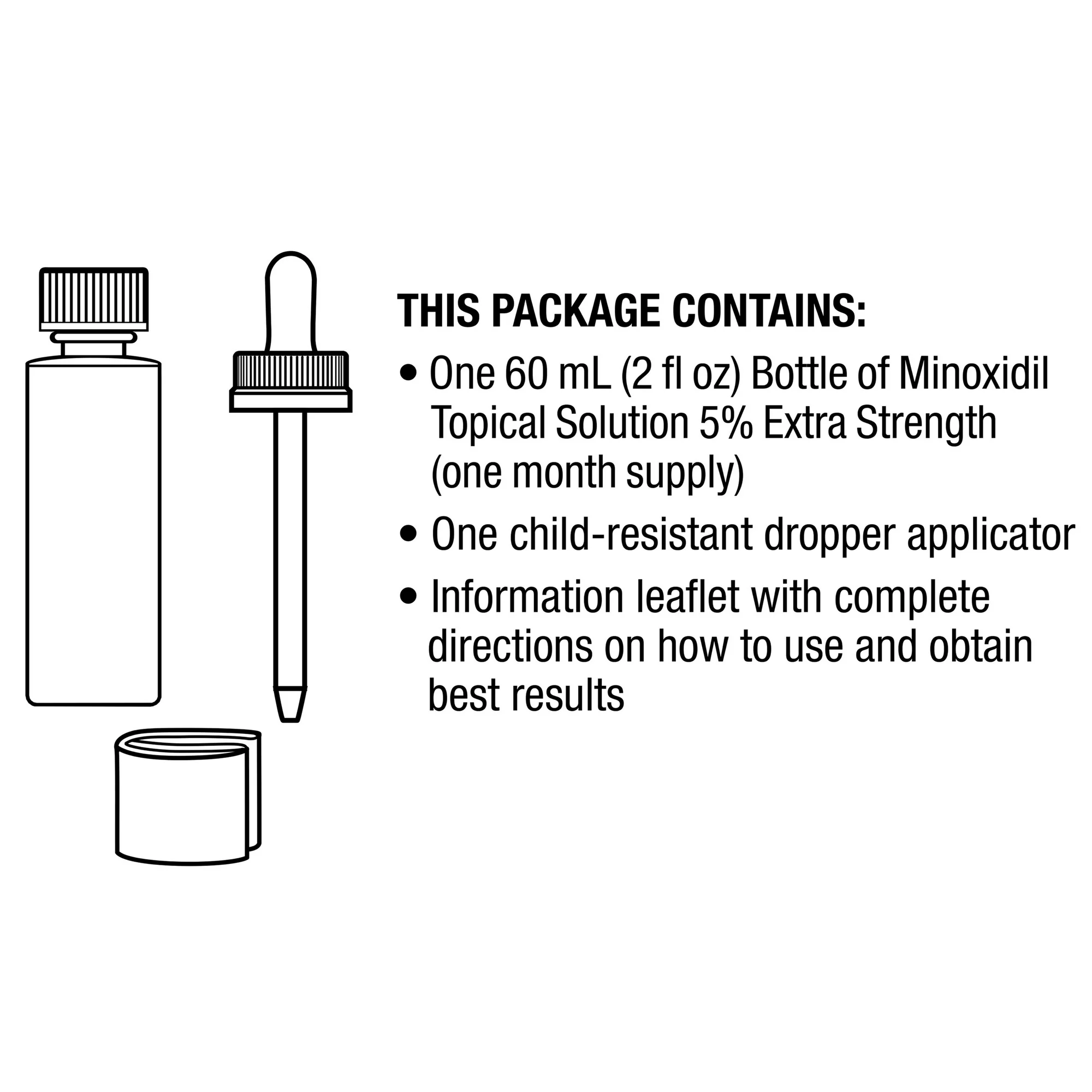 Equate Mens Minoxidil Liquid 2% - 3 Month Supply - Image 5