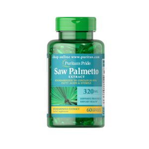 Saw Palmetto Standardized Extract 320 mg 60 Soft Gels